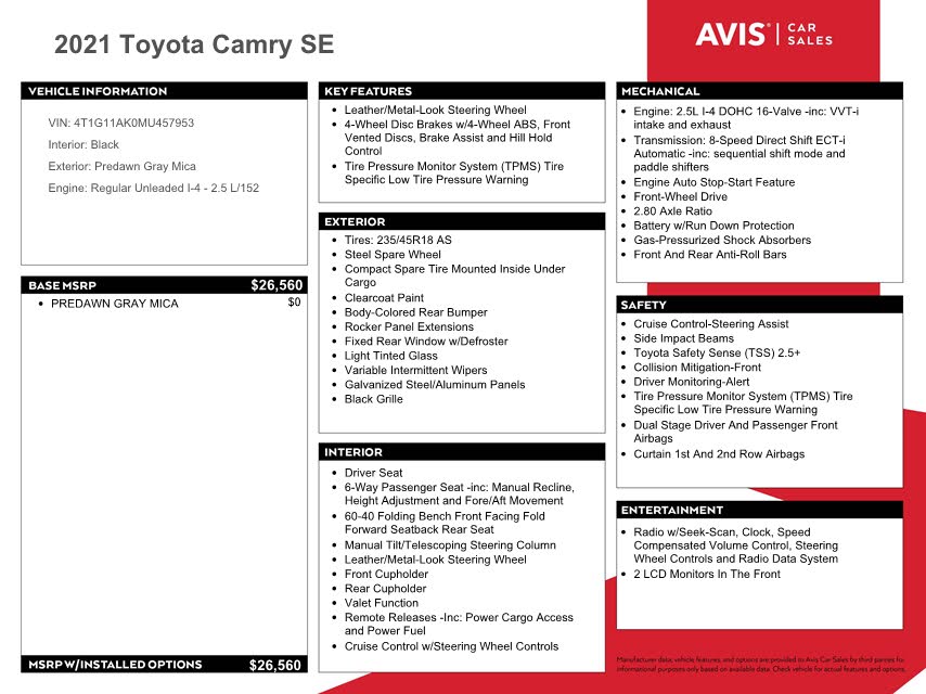 2021 Toyota Camry SE FWD for sale in South San Francisco, CA – photo 4