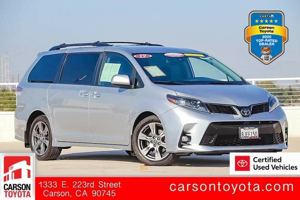 2019 Toyota Sienna SE 8-Passenger FWD for sale in Carson, CA