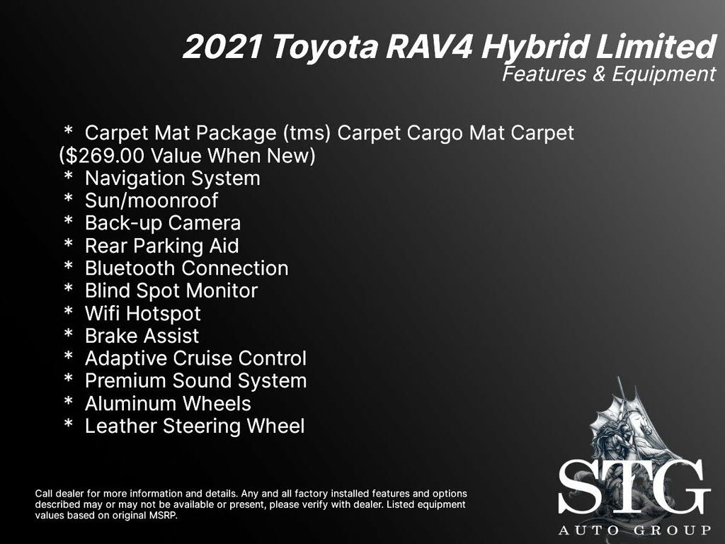 2021 Toyota RAV4 Hybrid Limited AWD for sale in Montclair, CA – photo 2