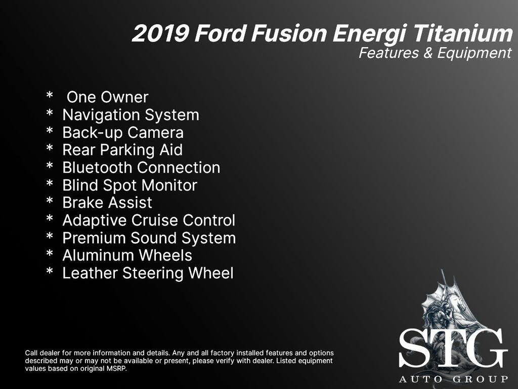 2019 Ford Fusion Energi Titanium FWD for sale in Montclair, CA – photo 2