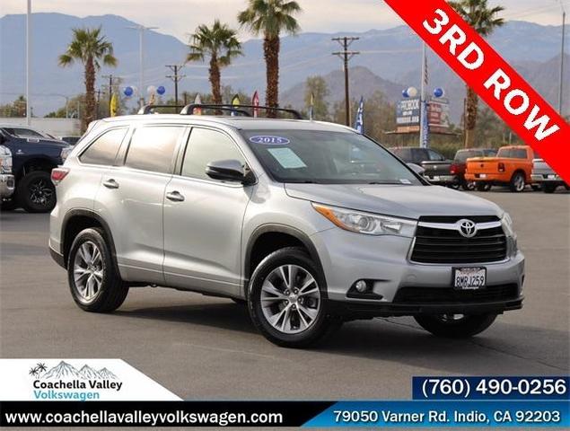 2015 Toyota Highlander XLE for sale in Indio, CA