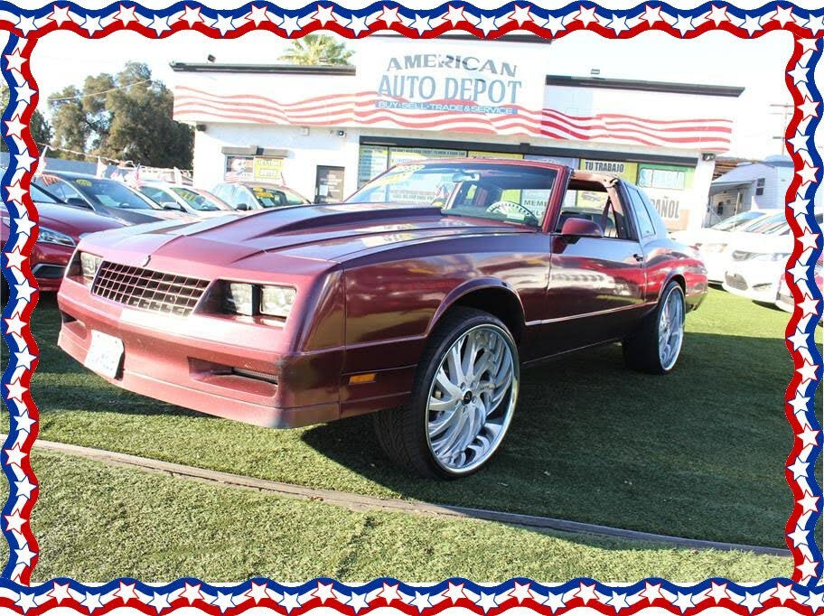 1986 Chevrolet Monte Carlo SS RWD for sale in Modesto, CA