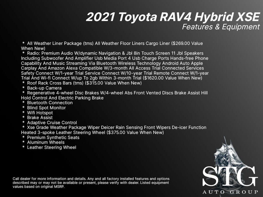 2021 Toyota RAV4 Hybrid XSE AWD for sale in Montclair, CA – photo 2