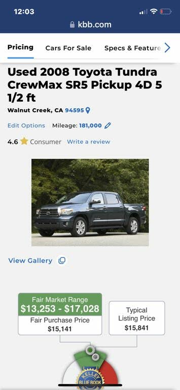 2008 Toyota Tundra SR5 CrewMax 5.7L for sale in Pleasant Hill, CA – photo 10