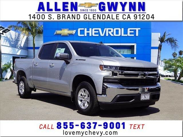 2021 Chevrolet Silverado 1500 LT Crew Cab RWD for sale in Glendale, CA