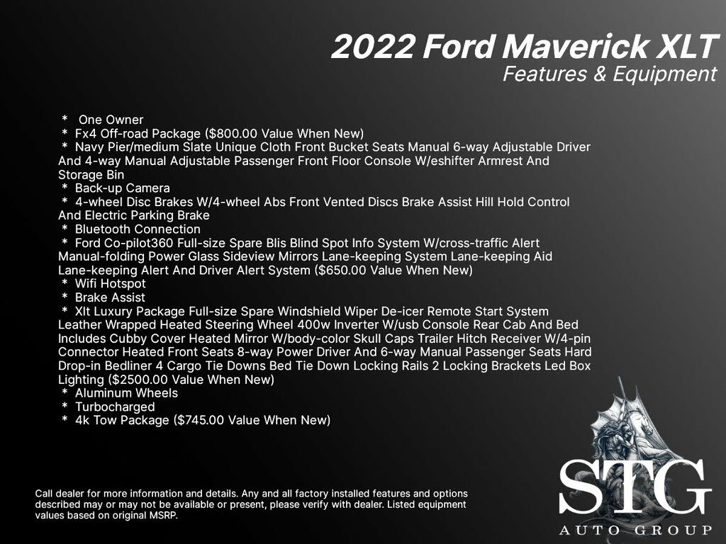 2022 Ford Maverick XLT SuperCrew AWD for sale in Montclair, CA – photo 2