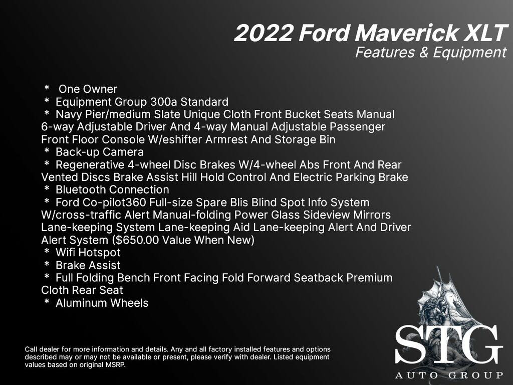 2022 Ford Maverick XLT SuperCrew FWD for sale in Montclair, CA – photo 2