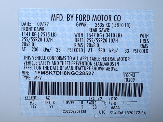 2022 Ford Explorer XLT RWD for sale in Gridley, CA – photo 26