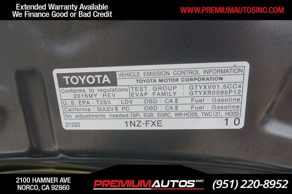 2016 Toyota Prius c Persona Special Edition for sale in Norco, CA – photo 19