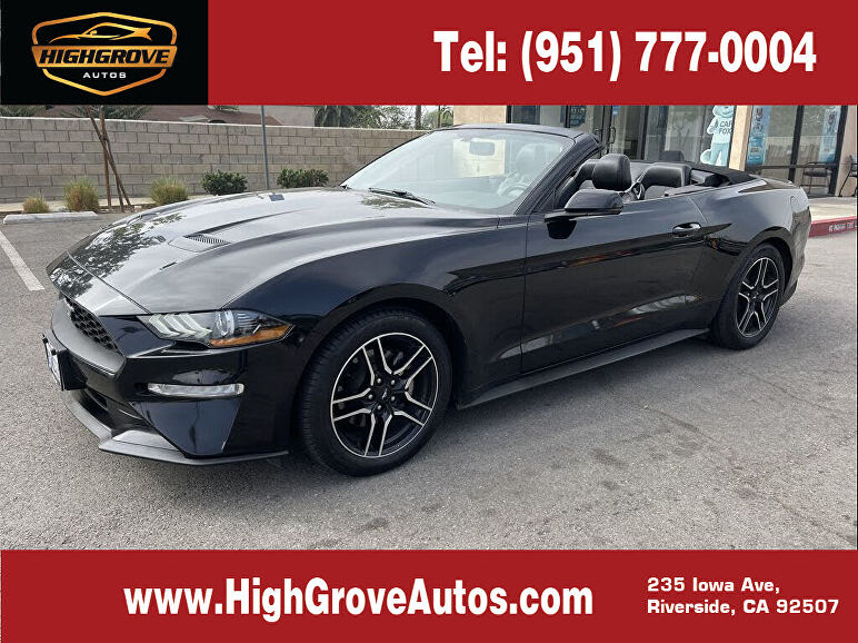 2019 Ford Mustang EcoBoost Premium Convertible RWD for sale in Riverside, CA