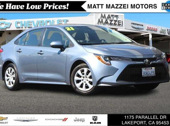 2021 Toyota Corolla LE for sale in Lakeport, CA