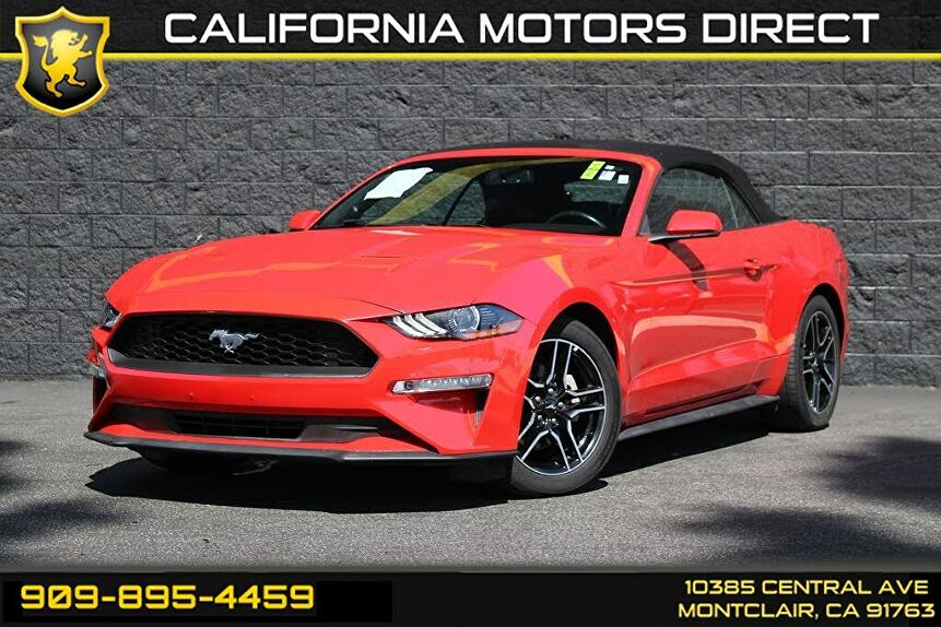 2018 Ford Mustang EcoBoost Convertible RWD for sale in Montclair, CA