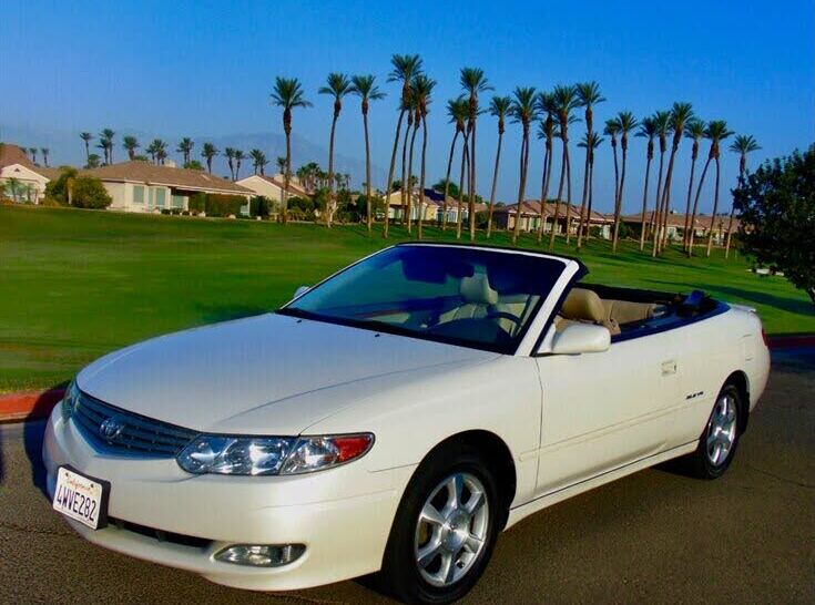 2002 Toyota Camry Solara SLE Convertible for sale in Palm Desert, CA