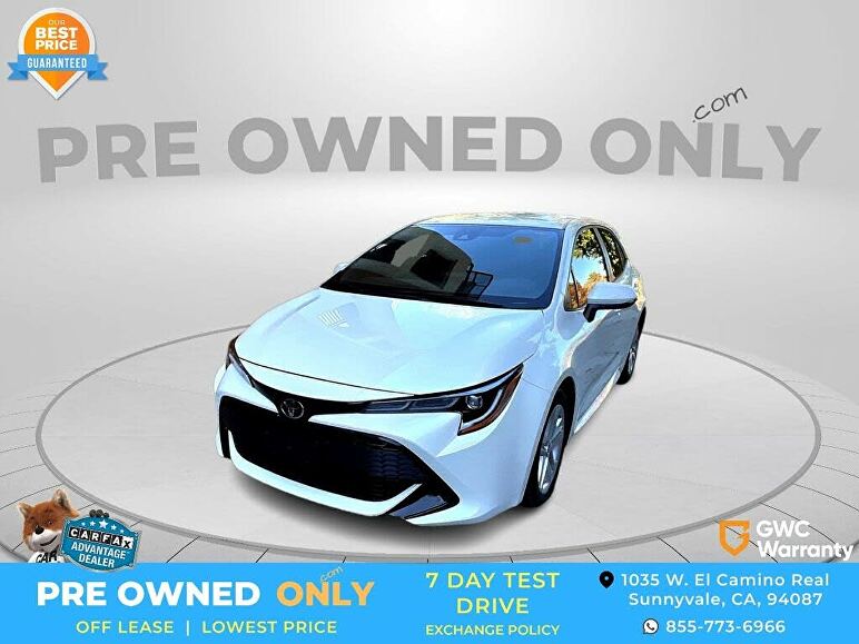 2019 Toyota Corolla Hatchback SE FWD for sale in Sunnyvale, CA