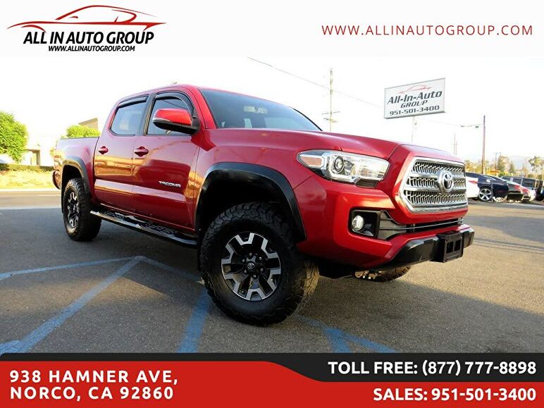 2017 Toyota Tacoma TRD Off Road V6 Double Cab RWD for sale in Norco, CA