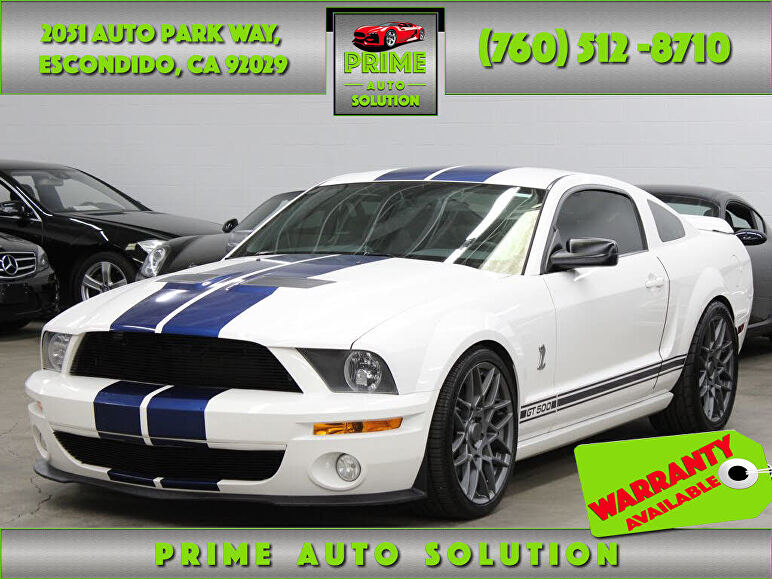2008 Ford Mustang Shelby GT500 Coupe RWD for sale in Escondido, CA