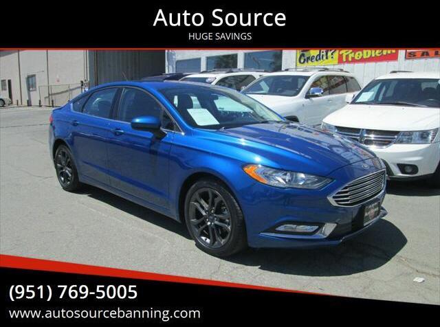 2018 Ford Fusion SE for sale in Banning, CA