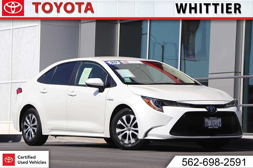 2020 Toyota Corolla Hybrid LE FWD for sale in Whittier, CA