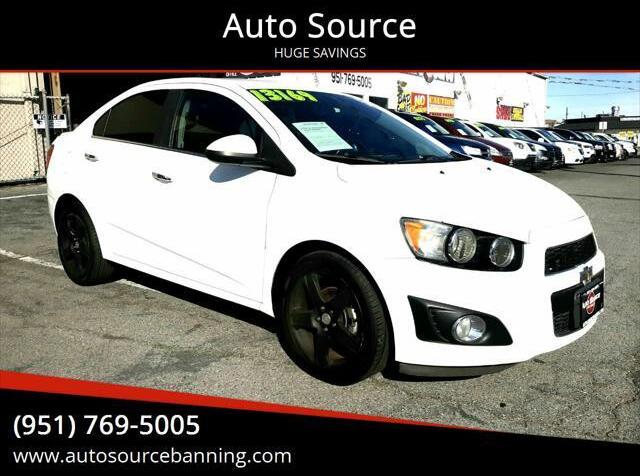 2015 Chevrolet Sonic LTZ for sale in Banning, CA