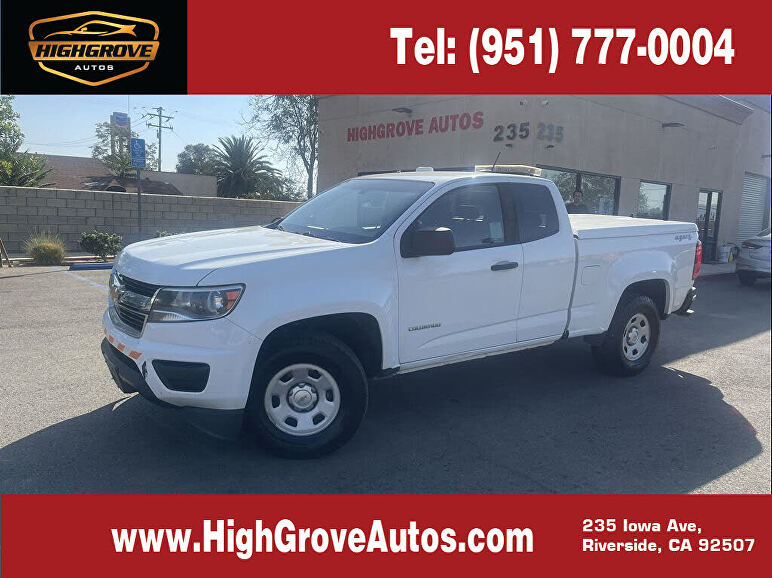 2016 Chevrolet Colorado Work Truck Extended Cab LB 4WD for sale in Riverside, CA